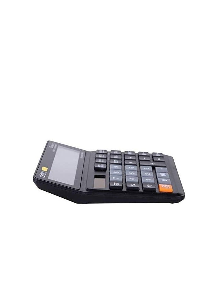 Deli EM01120 LCD Display Screen Calculator, Black - Image 3