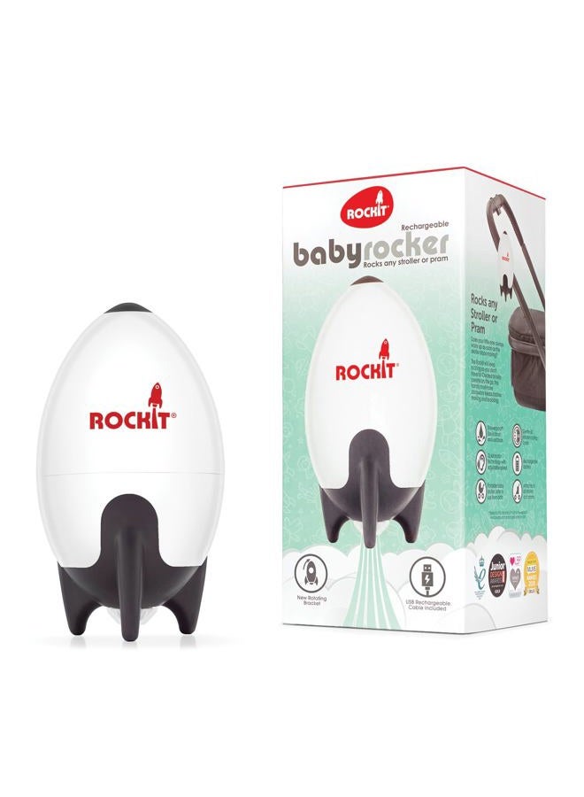 ROCKIT Baby Rocker USB Rechargeable - Hands-Free Portable Rocker Sleep Aid Soother Gently Rocks Stroller or Buggy - Adjustable Speed 60-Min Timer - Fits Pushchairs & Prams Creates Automatic Bouncer - Image 1