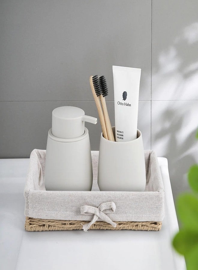 Debecty Bathroom Tray Wicker Toilet Paper Basket Toilet Tank Trays for Countertop Storage Behind Bathroom Tray Organizer Toilet Tank Top Basket Suitable for Any Home Décor Style (9.8x5.9x2.36 in, Beige) - Image 3
