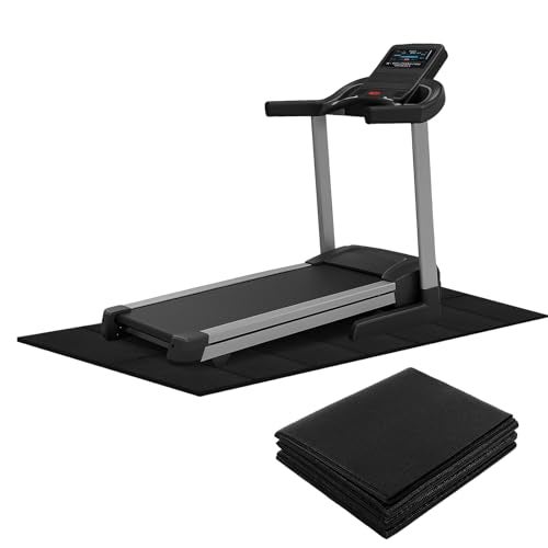 Molain Walking Pad Mat, Foldable Treadmill Mat for Hardwood Floors & Exercise Equipment- 68x24 Inch Non-Slip Gym Floor Protection, Shock Absorption for Carpet & Home Workout - Image 1