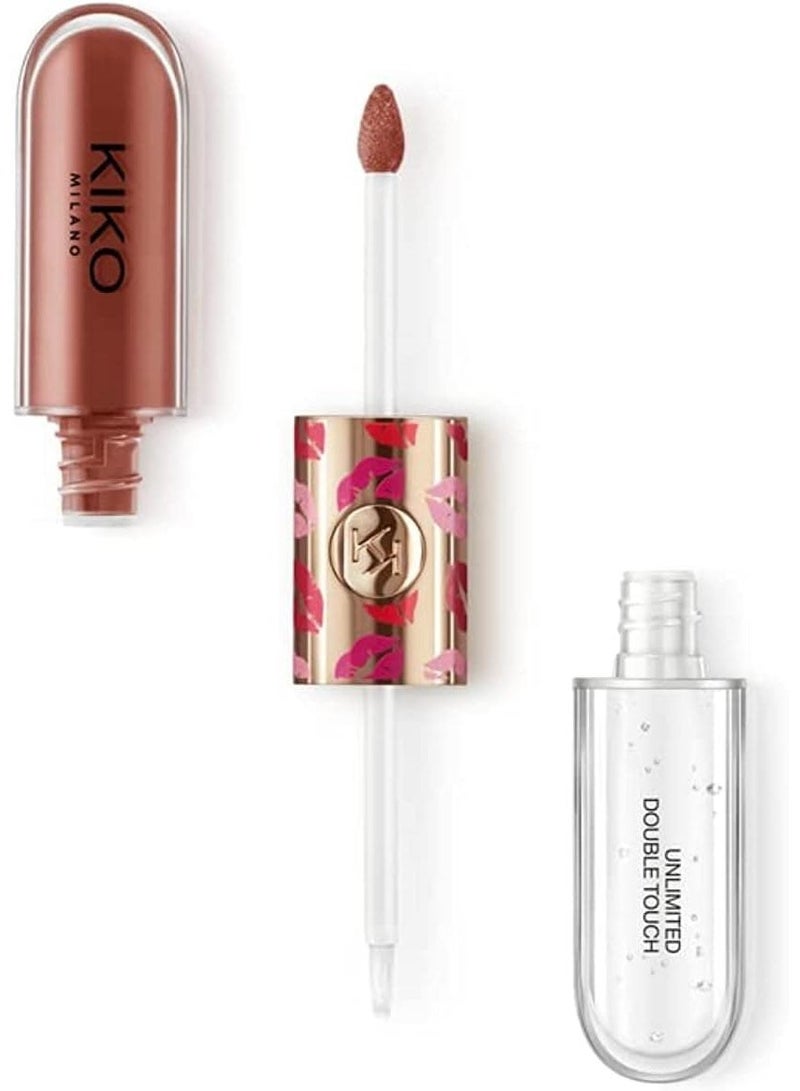 KIKO Milano Unlimited Double Touch Liquid Lipstick 110 True Red - Image 1
