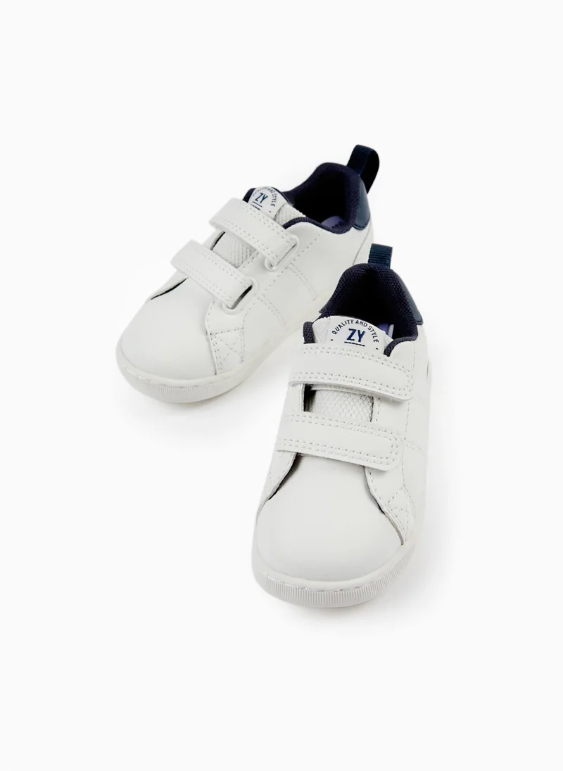زيبي Trainers for Babies 'ZY 1996', White/Dark Blue