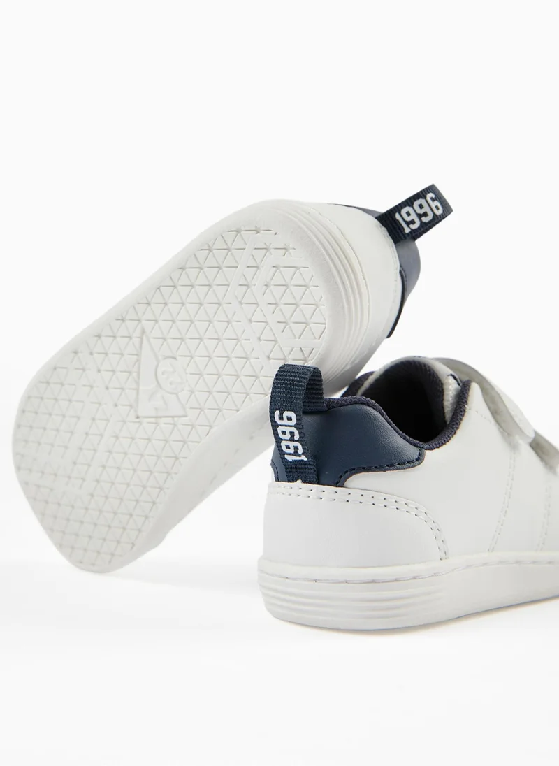 زيبي Trainers for Babies 'ZY 1996', White/Dark Blue