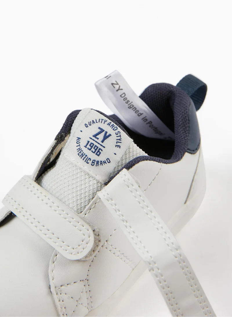 زيبي Trainers for Babies 'ZY 1996', White/Dark Blue