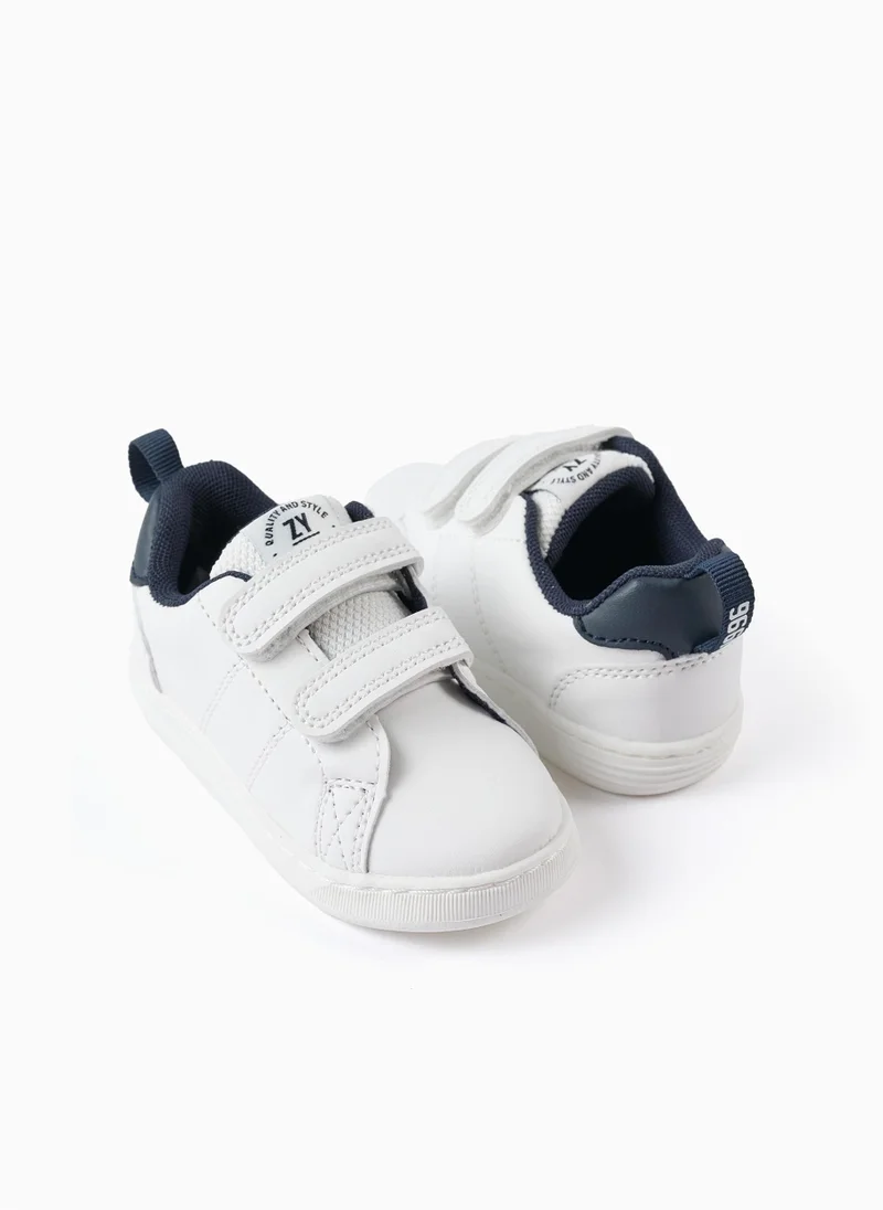 زيبي Trainers for Babies 'ZY 1996', White/Dark Blue