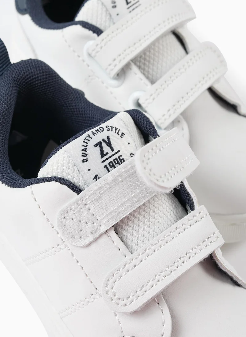 زيبي Trainers for Babies 'ZY 1996', White/Dark Blue