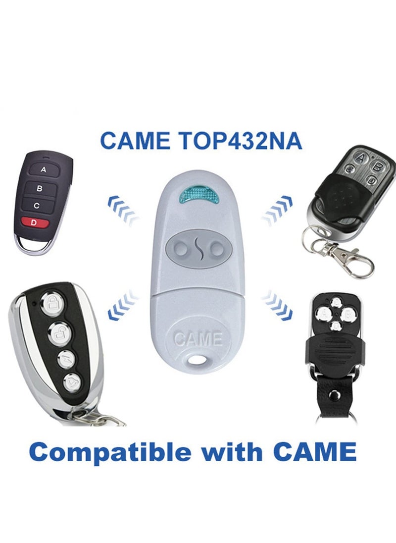 Generic - Remote Control for Garage, Universal Remote Control Gate Came Top432NA, for CAME TOP 432NA 432 SA 432EE Garage Door Gate 433.92MHz Remote Control - Image 1