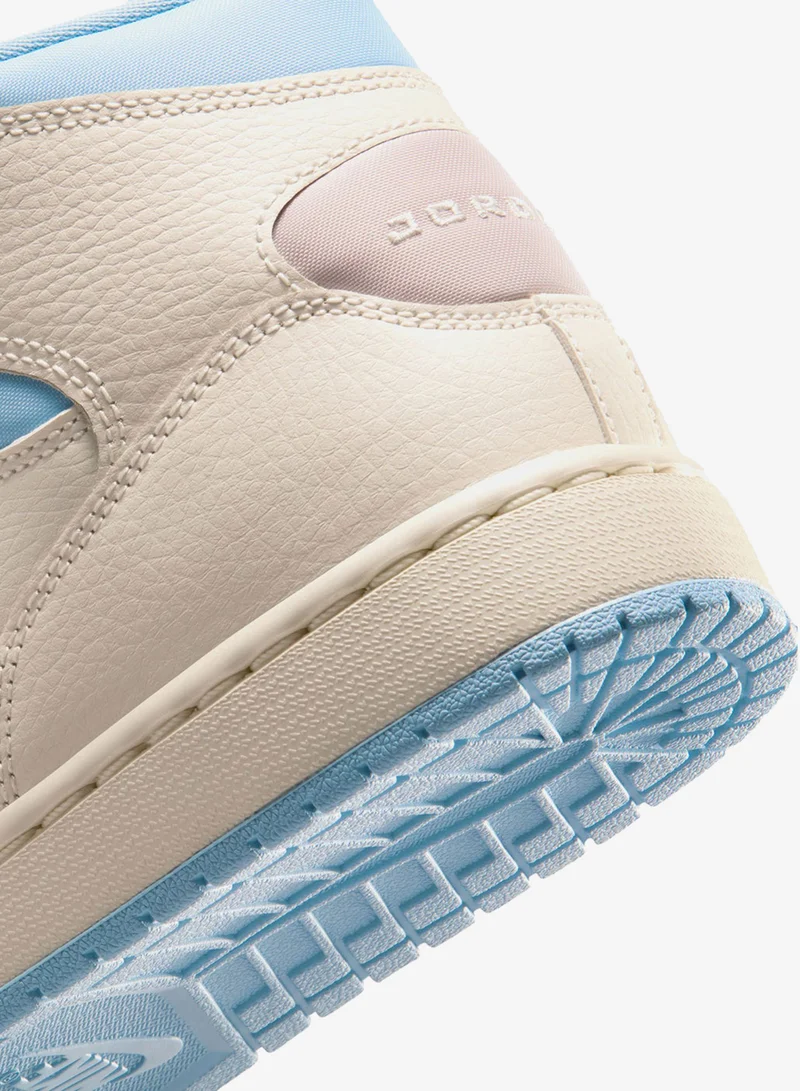 Jordan White Women's Court Connect Mid Shoes for Women | Best Price UAE