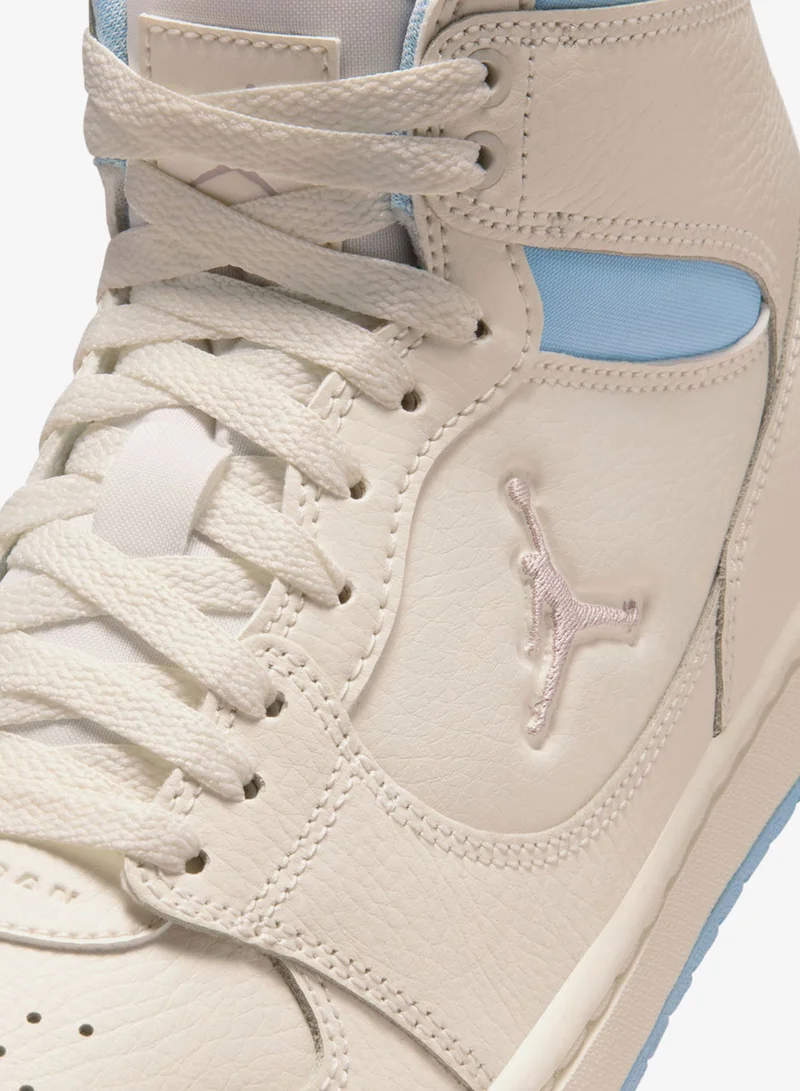 Jordan White Women's Court Connect Mid Shoes for Women | Best Price UAE