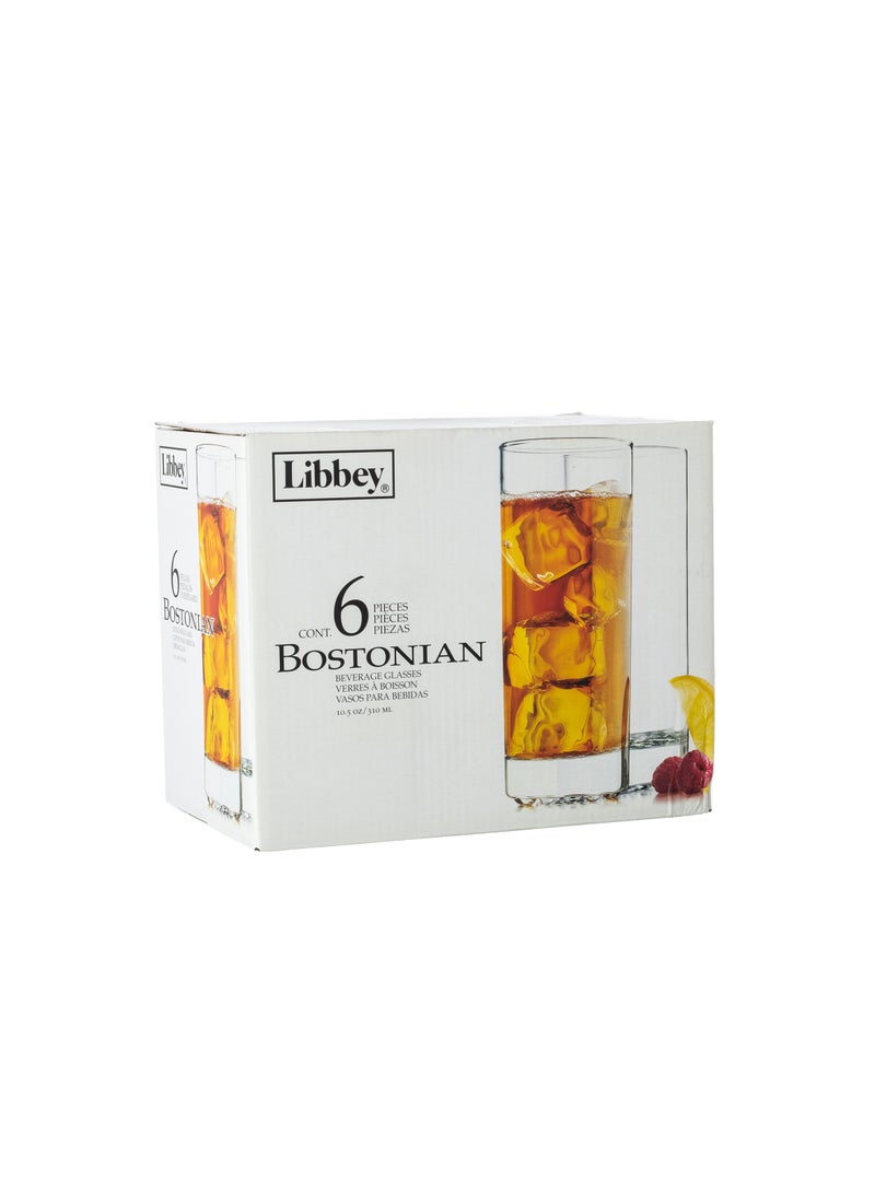 LIBBEY A Set Of 6 Pieces Glass Cups Consisting Of Clear Multi-Use Clear Glass - Image 3