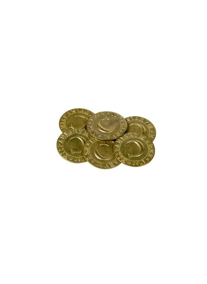 The Broken Token Pirate Themed Gaming Coins Doubloons Jumbo 35Mm 6Pack Novelty Fantasy Replica Coins  - Image 2