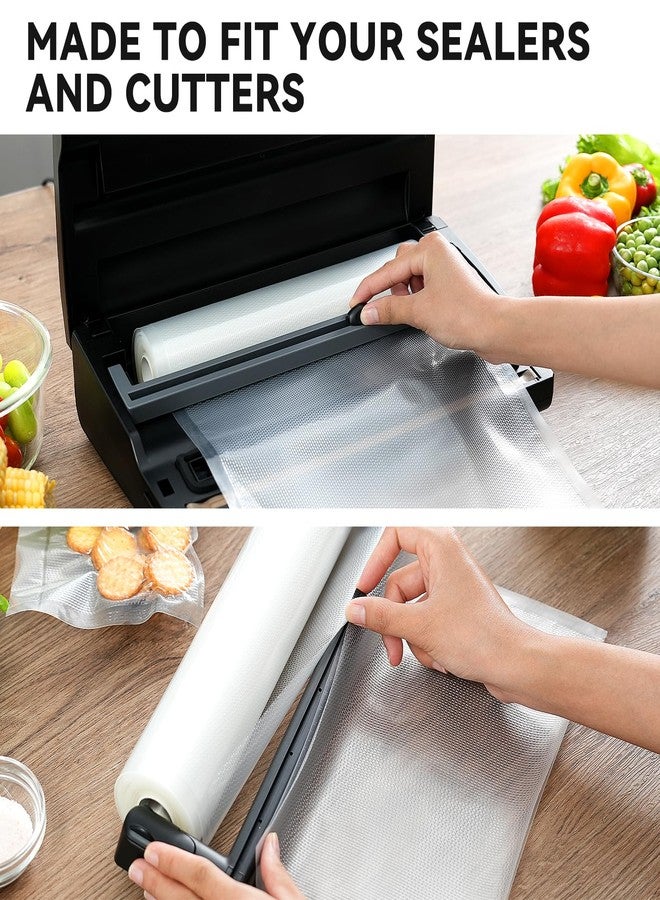 Wevac Vacuum Sealer Bag Rolls, 8"x16' (2 Rolls), Heavy Duty Food Storage for Sous Vide, Freezer, Meal Prep, Keep Food Fresh Longer - Image 5