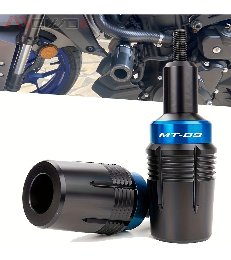 Motorcycle Crash Protectors Frame Sliders Black For Yamaha MT09 MT 09 MT 09 SP 2014 2020 - Image 2