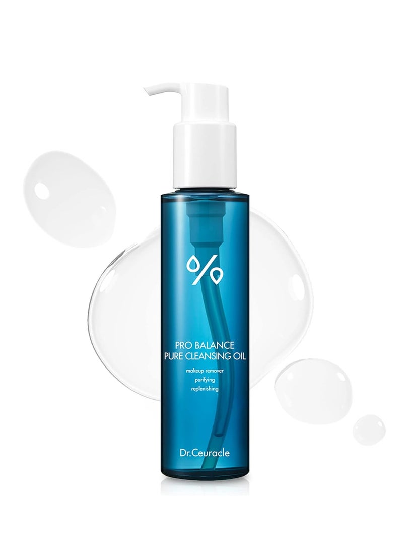 leegeehaam Dr Ceuracle Pro-balance Pure Cleansing Oil for gentle face, eye pointup and makeup remover, daily deep cleansing for all skin types - Image 1
