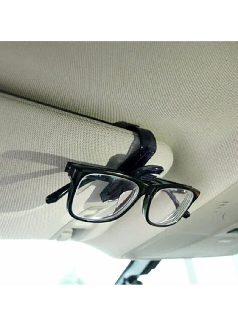 Generic Eyeglasses holder clip with place for licenses, cards or cards, multi-use, multi-color, single clip  - Image 1