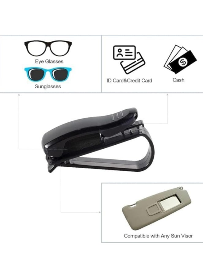 Generic Eyeglasses holder clip with place for licenses, cards or cards, multi-use, multi-color, single clip  - Image 4