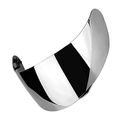 Aramox Silver Plated Mirrored Motorcycle Helmet Lens Visor Fit for AGV K1 K3 SV K5 K5-S(Silver Plated) - Image 2