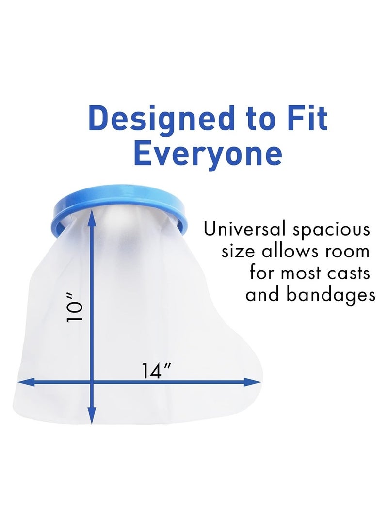 Foot  Ankle Waterproof Foot Cast Cover for Shower Watertight Foot Protector - Image 5