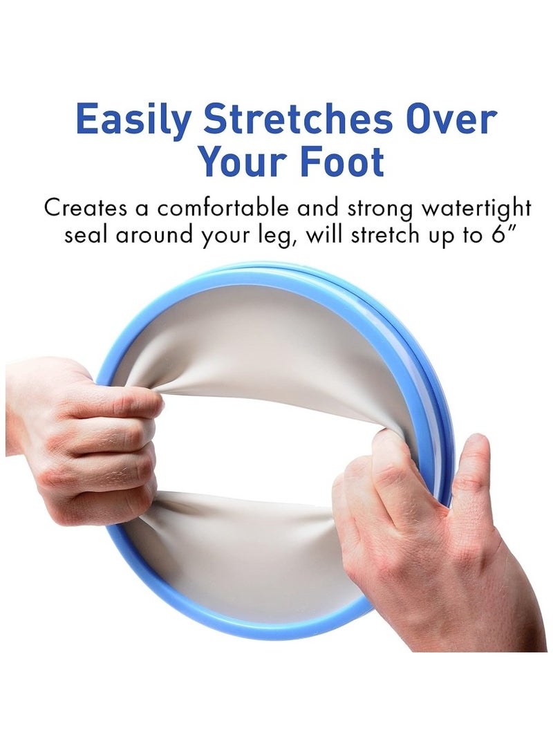 Foot  Ankle Waterproof Foot Cast Cover for Shower Watertight Foot Protector - Image 4