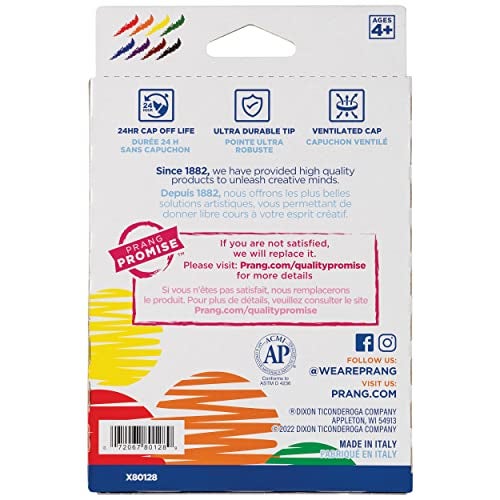 Prang Classic Art Markers, Bullet Tip, Assorted Colors, 8 Count - Image 2