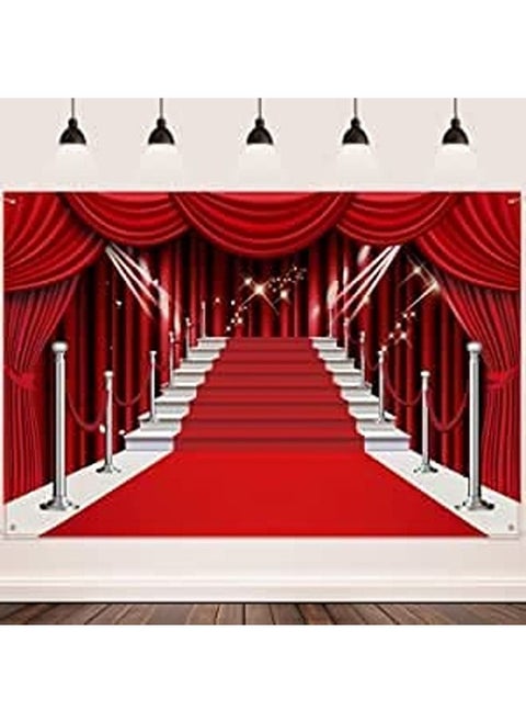 Red Curtain Photography Backdrop Banner Large Red Backdrop Banner Photography Backdrop Photo Studio Props