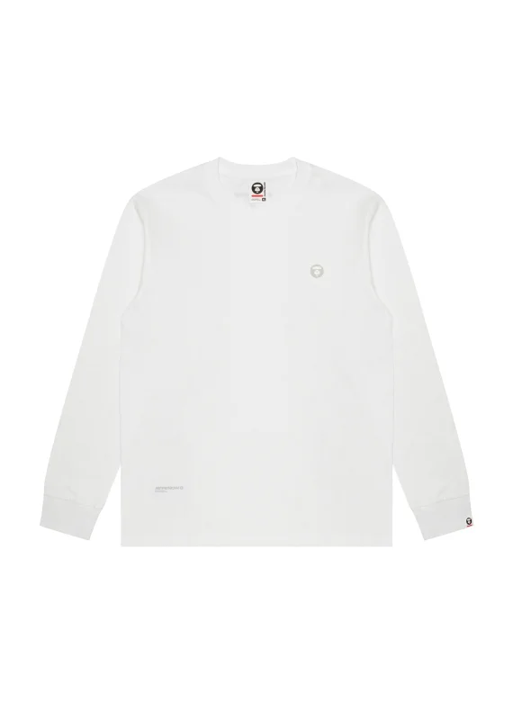 AAPE Moonface logo long sleeve tee