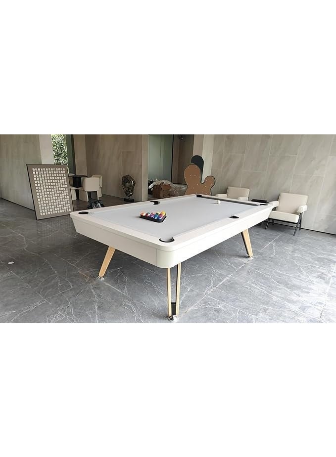 Cool Baby Style 7ft 3-in-1 Billiard Pool Table with Full Accessories - Convertible to Ping Pong & Dining Table - Image 5