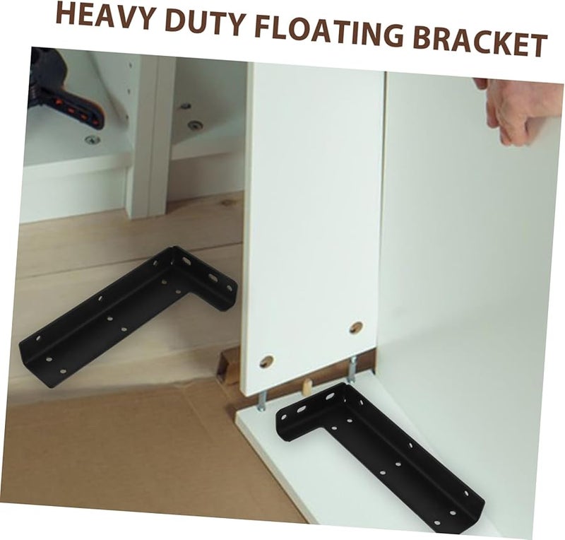 Heavy Duty Invisible Floating Shelf Brackets Wall Mount Iron Easy Install for Room - Image 5