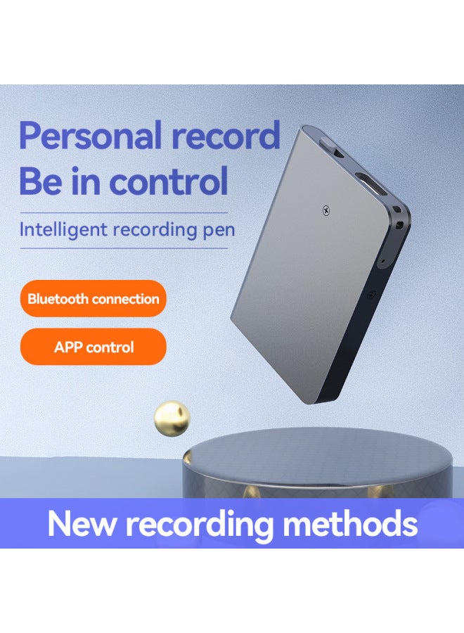 Q61A Bluetooth With ChatGPT Recording Listening Ai Intelligent HD Noise Reduction Encrypted Recording Artifact-Color:English Q61 (voice Control Recording)-Capacity:4GB - Image 2