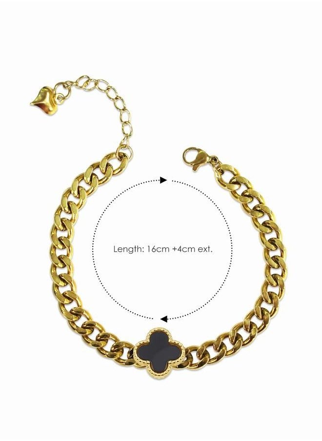 AIWANTO Alissa Fashion Bracelet Gold  - Image 2