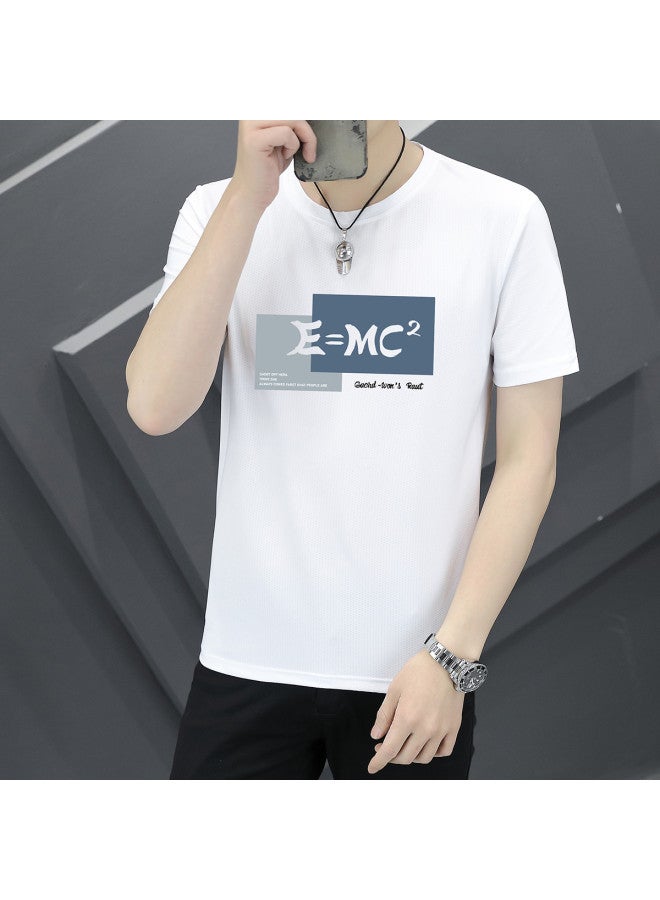 FOLUNSI 2023 Men's Summer T-shirt Casual Breathable Loose Fit Short Sleeve Tee - Image 5