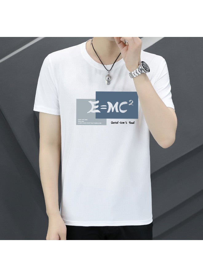 FOLUNSI 2023 Men's Summer T-shirt Casual Breathable Loose Fit Short Sleeve Tee - Image 4