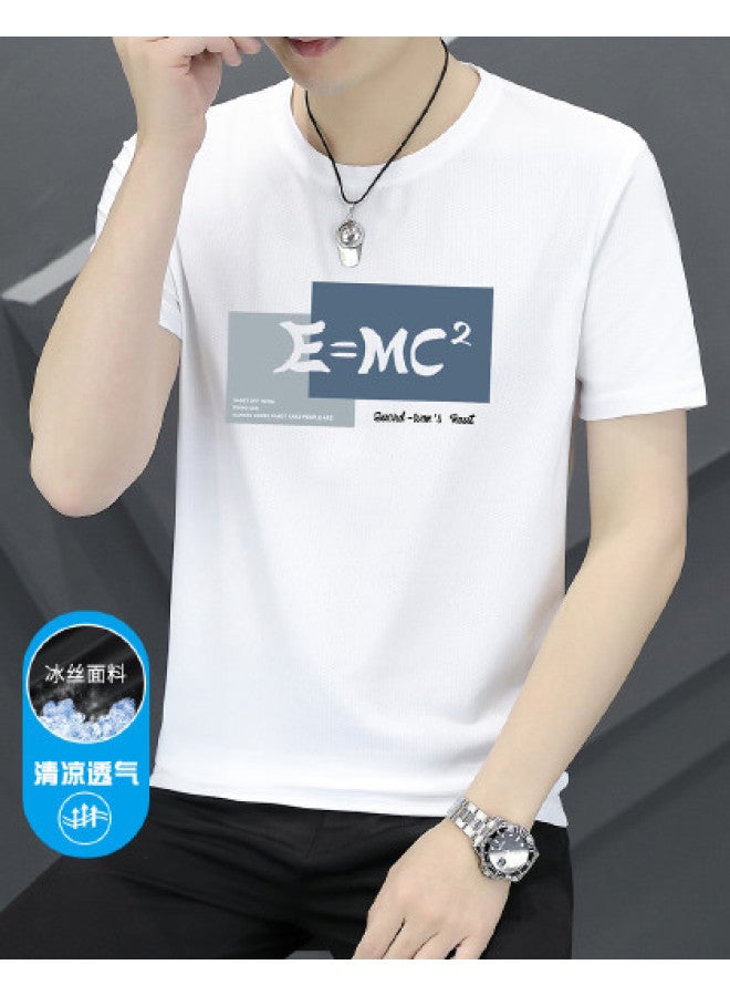 FOLUNSI 2023 Men's Summer T-shirt Casual Breathable Loose Fit Short Sleeve Tee - Image 1