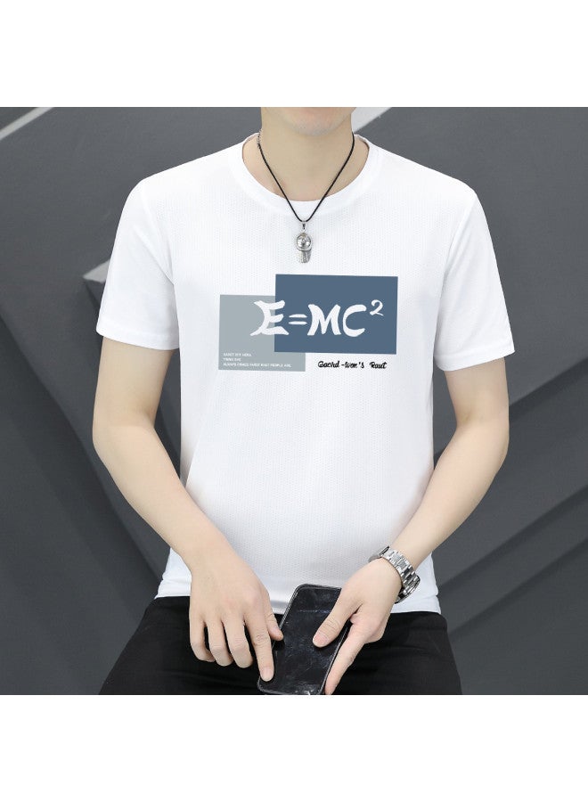 FOLUNSI 2023 Men's Summer T-shirt Casual Breathable Loose Fit Short Sleeve Tee - Image 3