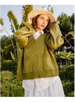 Arafa Women Knitted Cardigan Fit: Relaxed  - Image 2