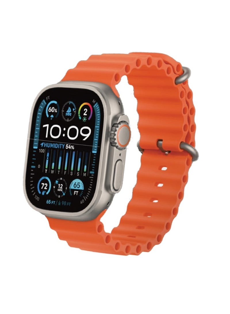 Smart Watch WS-X90 Max, 7+1 With Health Fitness Tracker Sport Watch , 7 addition Replacement Band 49MM-Multicolour - Image 1