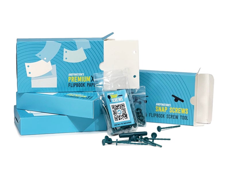 ANDYMATION XL Flipbook Paper Pack for Drawing and flipbook Making, Ideal for Large Scale Animation - Image 4