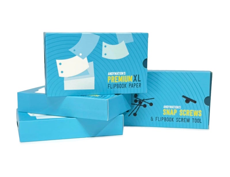 ANDYMATION XL Flipbook Paper Pack for Drawing and flipbook Making, Ideal for Large Scale Animation - Image 3