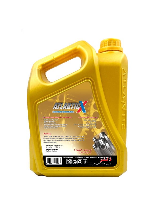 Atlantic Grease & Lubricants Atlantic X 20W50 API SL/CF-Gasoline Engine Oil meeting International standards - Image 2