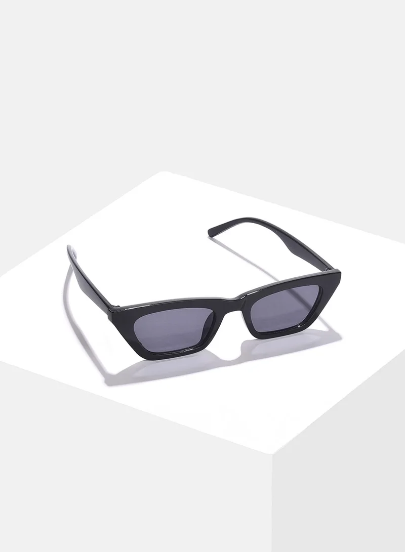 Haute Sauce Black Lens Black Cateye Sunglasses