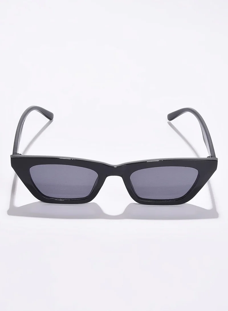 Haute Sauce Black Lens Black Cateye Sunglasses