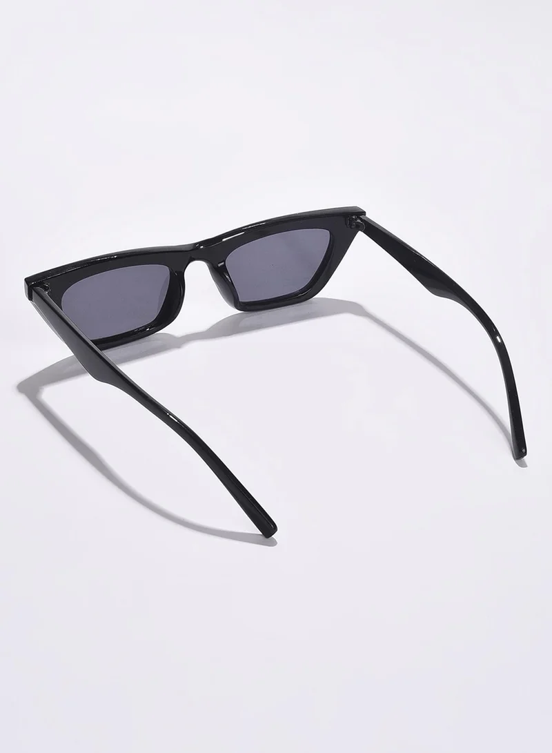 Haute Sauce Black Lens Black Cateye Sunglasses