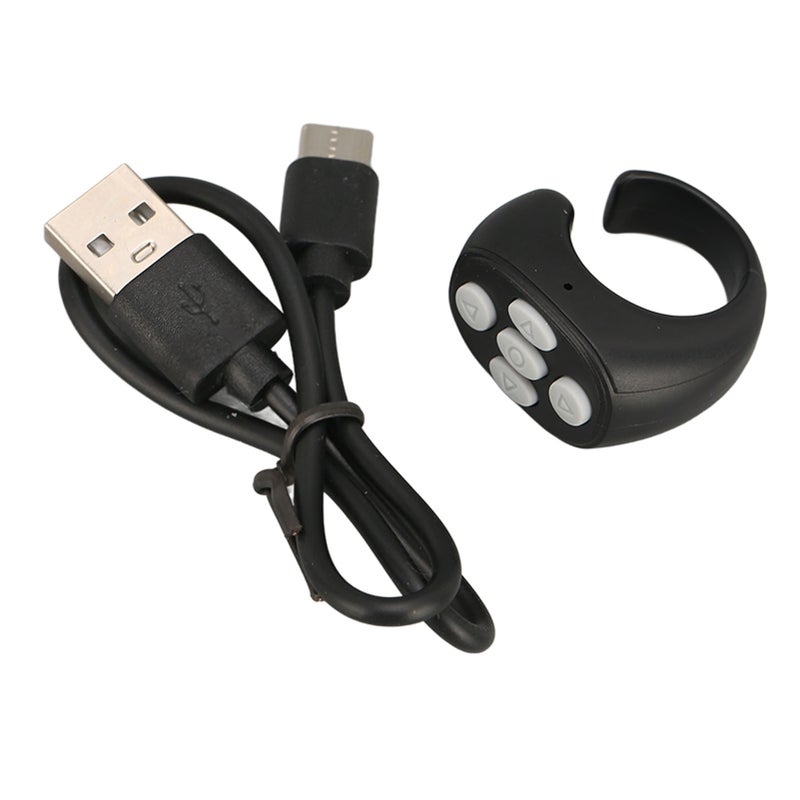 Smart Ring Controller Bluetooth 5.3 Wireless Remote Control Page Turner for Tik Tok Electronic Book Pink - Image 4