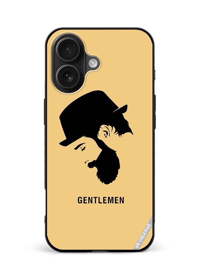 VR CREATIVE Protective Case Cover For Apple iPhone 16 Plus Gentlemen Design Multicolour