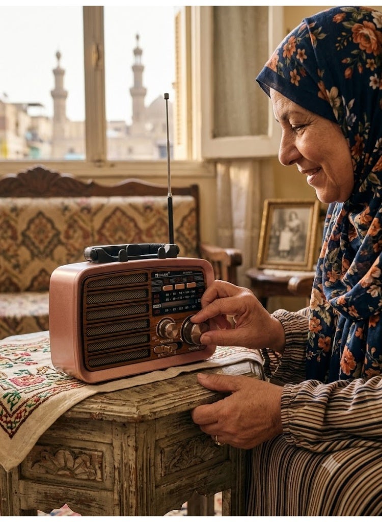 Golon RX-BT033 Retro Portable Bluetooth Radio Speaker – FM/AM/SW 3-Band Radio, Bluetooth Wireless Audio Streaming, USB & TF Card Music Player, TWS Stereo Pairing, 2.4G Audio Support, Rechargeable 18650 Lithium Battery, Powerful 3-Way Speaker, Classic Vintage Design, Ideal for Home, Travel, Outdoor & Everyday Listening – Mlticolour - Image 2