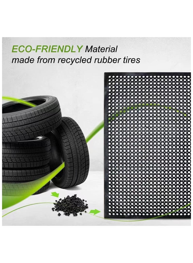 terrain TerraTUF® Wide Safety Edge Mat – Anti-Slip Rubber Transition Strip for Pools & Play Areas  - Image 4