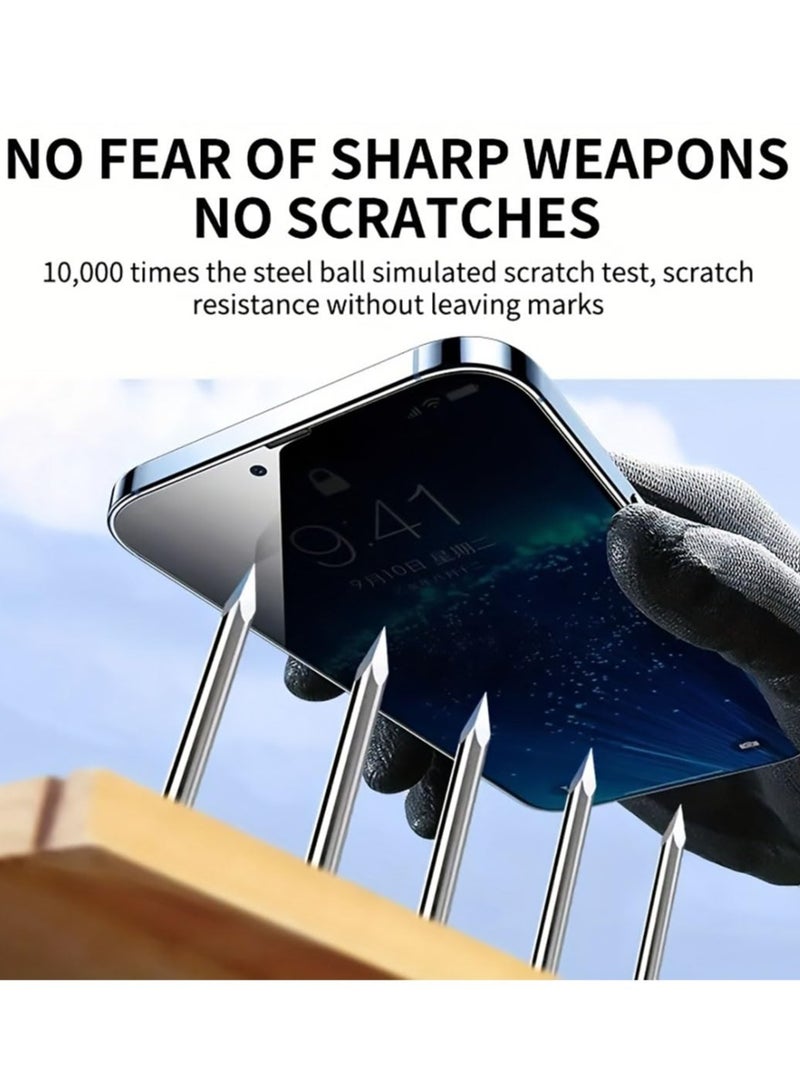Digipace 3-Pack iPhone 14 Pro Max Privacy Screen Protector Premium Privacy Glass Scratch Resistant 3D Touch Compatible for 6 7 Inch Display - Image 3