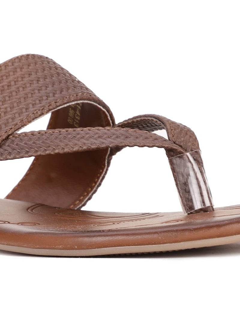 Bata Women's Slip-on Sandal - BROWN (7 UK) (5714313) - Image 5