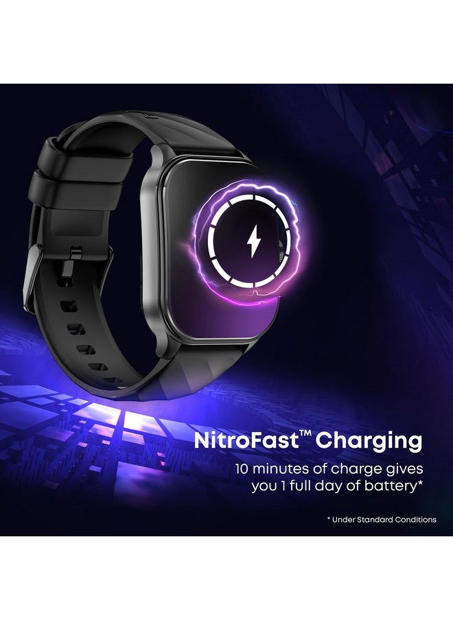 fastrack Fastrack Limitless Fs2 Pro Smart Watch, 1.96" Super Amoled Arched Display with Functional Crown & Resolution of 410X502, Singlesync Bt Calling, 110+ Sports Modes, 200+ Smartwatch Faces (Black)  - Image 4
