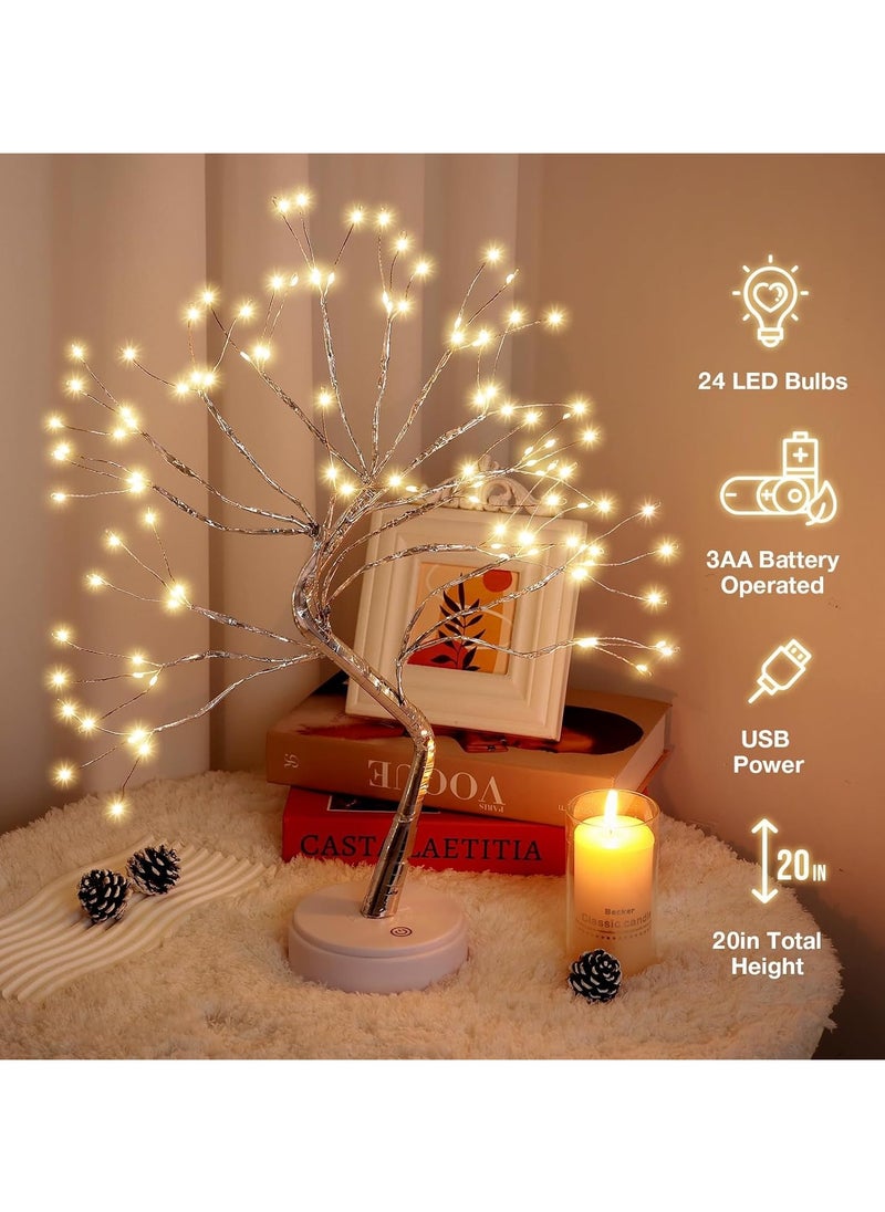 Christmas Lighted Birch Tree for Home Decor Artificial Tabletop Christmas Tree with 108 LED Lights Table Tree Lamp Christmas Trees with Lights for Christmas Decorations Indoor Homed (B) - pzsku/ZC3D668373E4791B2A7FEZ/45/_/1731487614/9f203f67-435c-4474-b2ac-fa8377114150